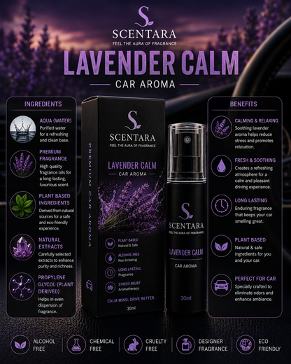 Lavender Calm – Premium Car Aroma